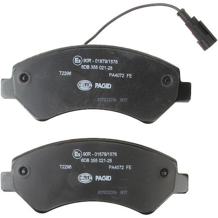 Pagid Brakes Ram Promaster 1500 16-14 Brake Pad Set-D, 355021281 355021281